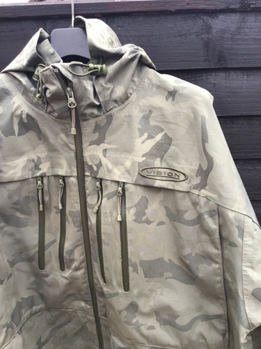 Vision camo wading jacket - vision,