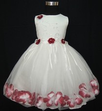  Flower Girl Party Bridesmaid Wedding Pageant Dress 9-12 Months to 6-7 Years