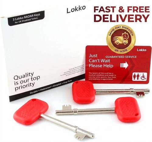 Radar key for disabled - radar, toilets