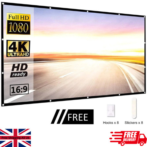 150 projector screen hd - 60"-150",