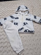 Baby moncler Tracksuit Fleece Jacket Set Outfit 