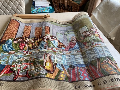 Tapestry frame with the - tapestry, last