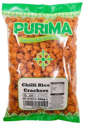 Chilli rice crackers 1kg - chilli,