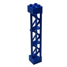 LEGO Girder Supports, 2 x 2 x 10 Triangular Frame 95347 Blue