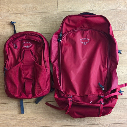 Osprey farpoint red travel - red,