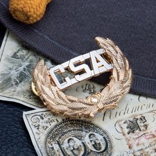 CSA Officer Cap Badge - Gold