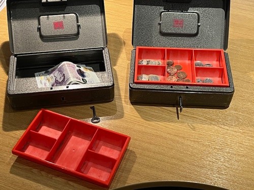 Cash box petty - cash,