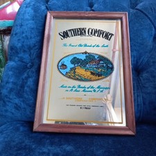 STUNNING VINTAGE 'SOUTHERN COMFORT', ADVERTISING MIRROR