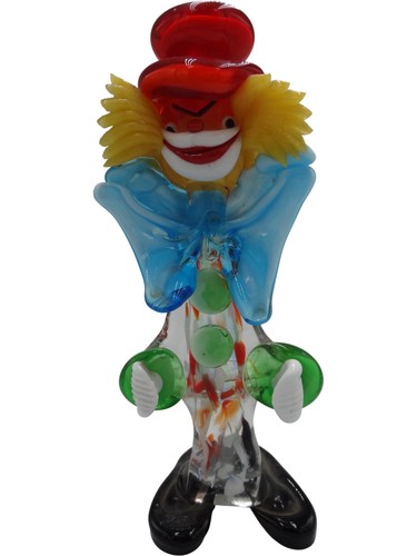 Murano glass clown figurine - murano,