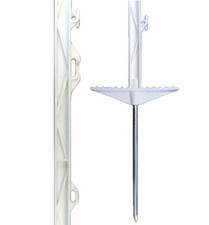 20 X WHITE 3FT POSTS Electric