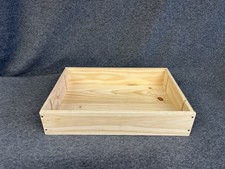 Shallow BLANK Wooden Wine Box