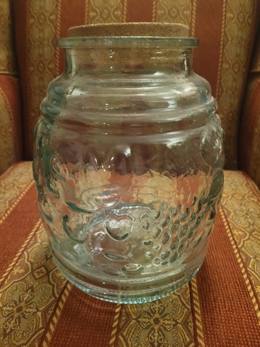 Vintage rumtopf glass jar - rumtopf,
