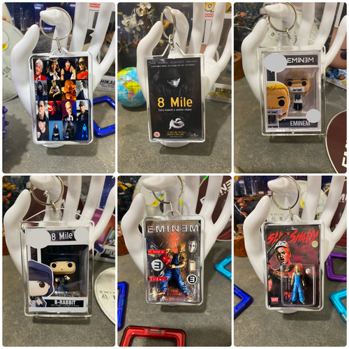 Acrylic eminem keychains - eminem,