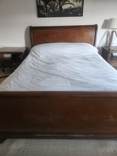 Mahogany Sleigh Bed King Size