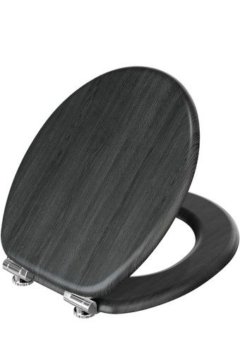 Wooden toilet seat soft close - seat,