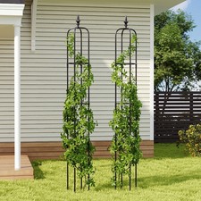 Outdoor Garden Metal Obelisk
