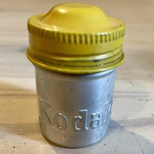 Vintage Kodak yellow lid Film