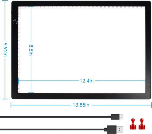 Slide viewer light pad - light, for