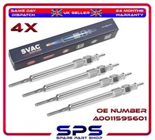 4X Glow Plugs 7V For Mercedes
