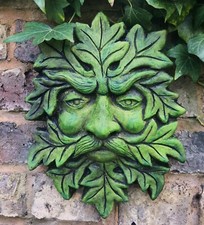 Pagan king green man wall - green,