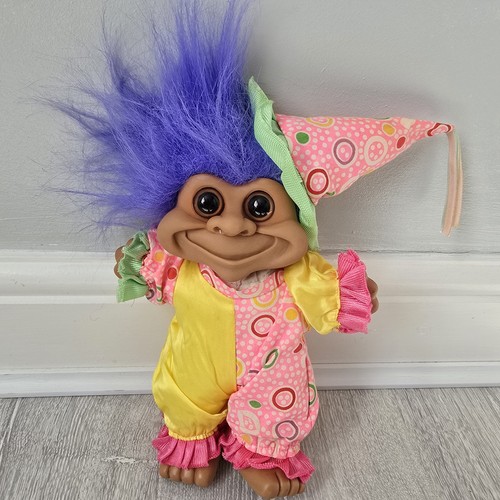 Vintage troll doll clown - vintage, in