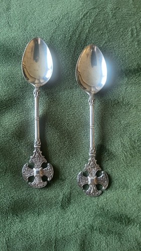 Antique silver souvenir - antique, spoons