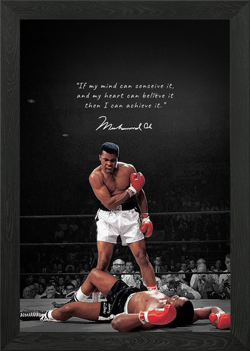 Muhammad ali framed wall - ali,