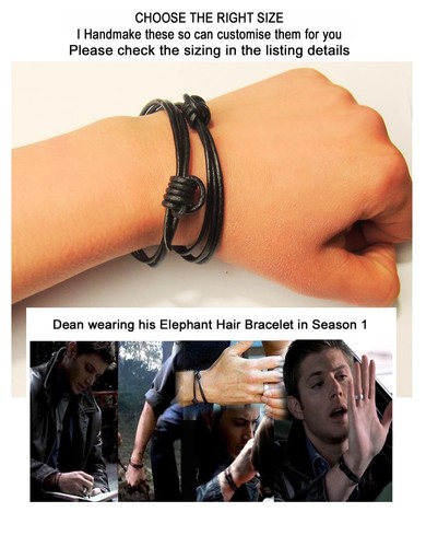 Dean elephant hair bracelet - hair,