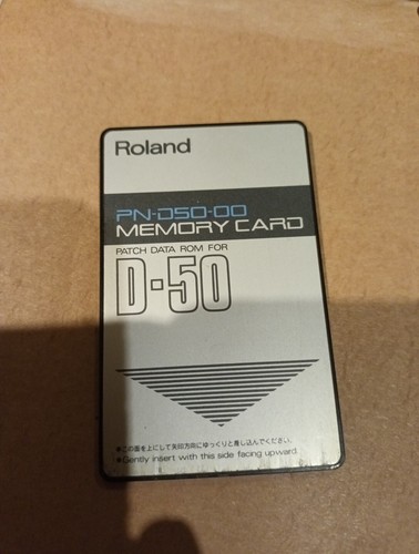 Roland d50 memory card - pn,