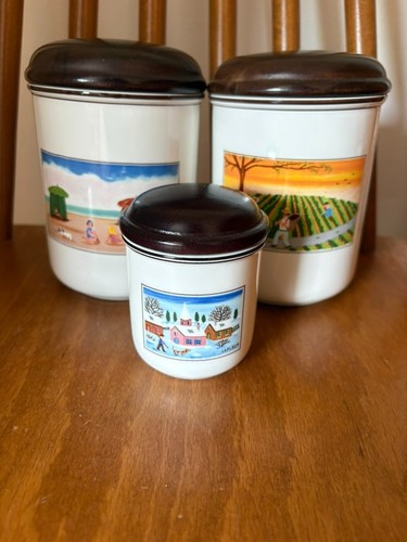 Three vintage villeroy boch - three, &