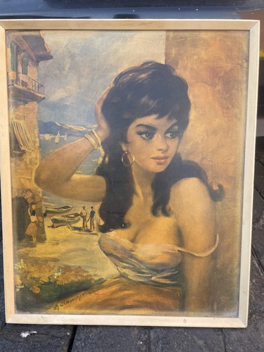 Tretchikoff print gypsy lady - tretchikoff,