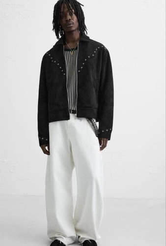 Zara jacket men - zara, suede