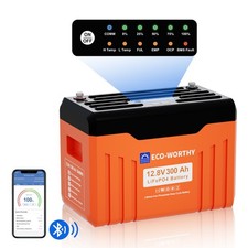 ECO-WORTHY 12V 300AH LiFePO4