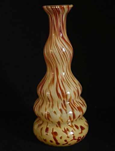 Vintage art glass vase - vintage,