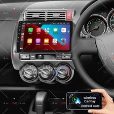 64G Car Radio For Honda Jazz 2002-2007 Android15 Carplay Head Unit SWC SATNavi