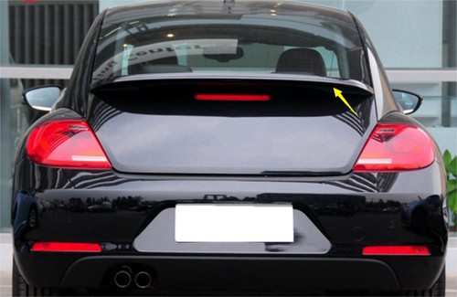 Rear glossy black - black, spoiler