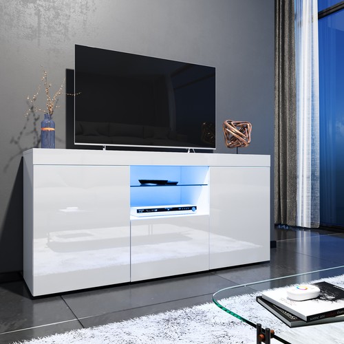 High gloss white stand - high, unit