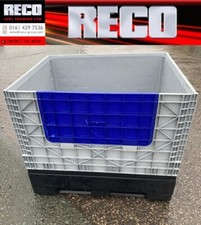 USED COLLAPSIBLE PLASTIC PALLET BOX  MAGNUM FLC 1000x1200x975mm VGC