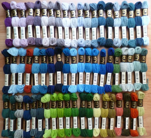 Dmc tapestry wool shades 7257 - dmc,