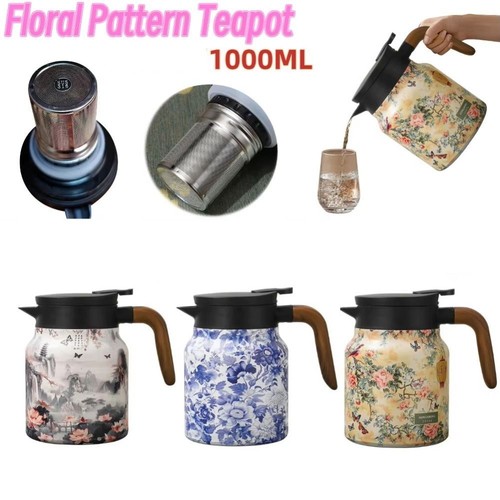 1000ml vintage floral pattern - vintage,