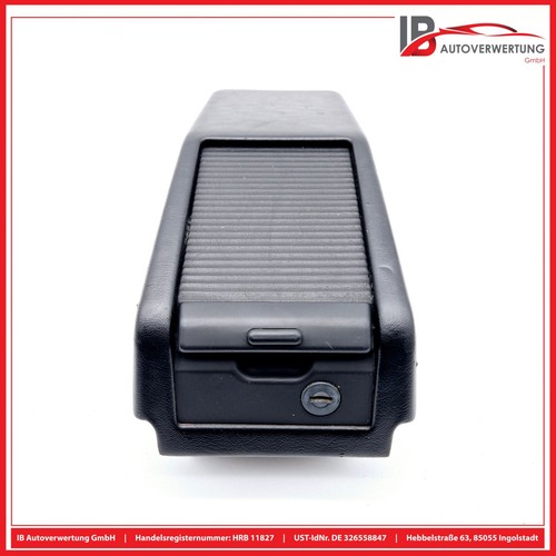 Armrest black leather