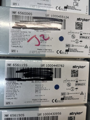 Stryker variax 4mm - 2.4mm, t8