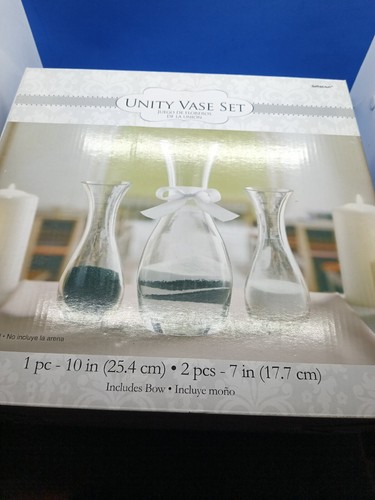 Glass piece vase unity - 3,