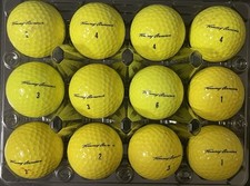 12 Used Golf Balls - Tommy Armour Yellow Evo