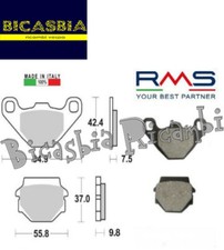 17238 - REAR BRAKE PADS KAWASAKI 250 KLR - KSF - 500 GPZ S - 600 KLR
