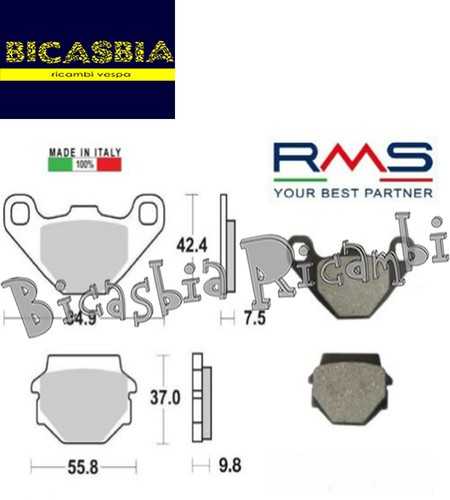 17238 rear brake pads - rear,