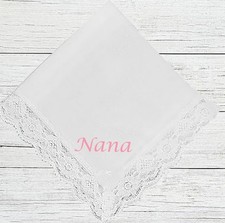 Lace Personalised Handkerchief
