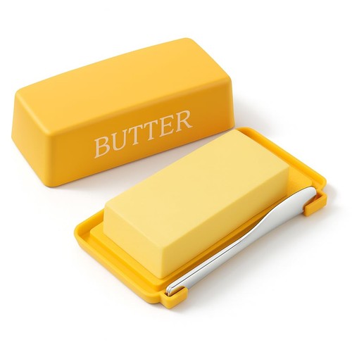 Butter tray with - tray, cover
