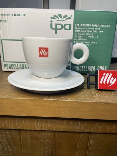 Illy latte cup saucer - saucer, set