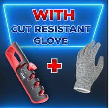 5 In 1 Japanese Knife Sharpeners + Cut Resistant Glove